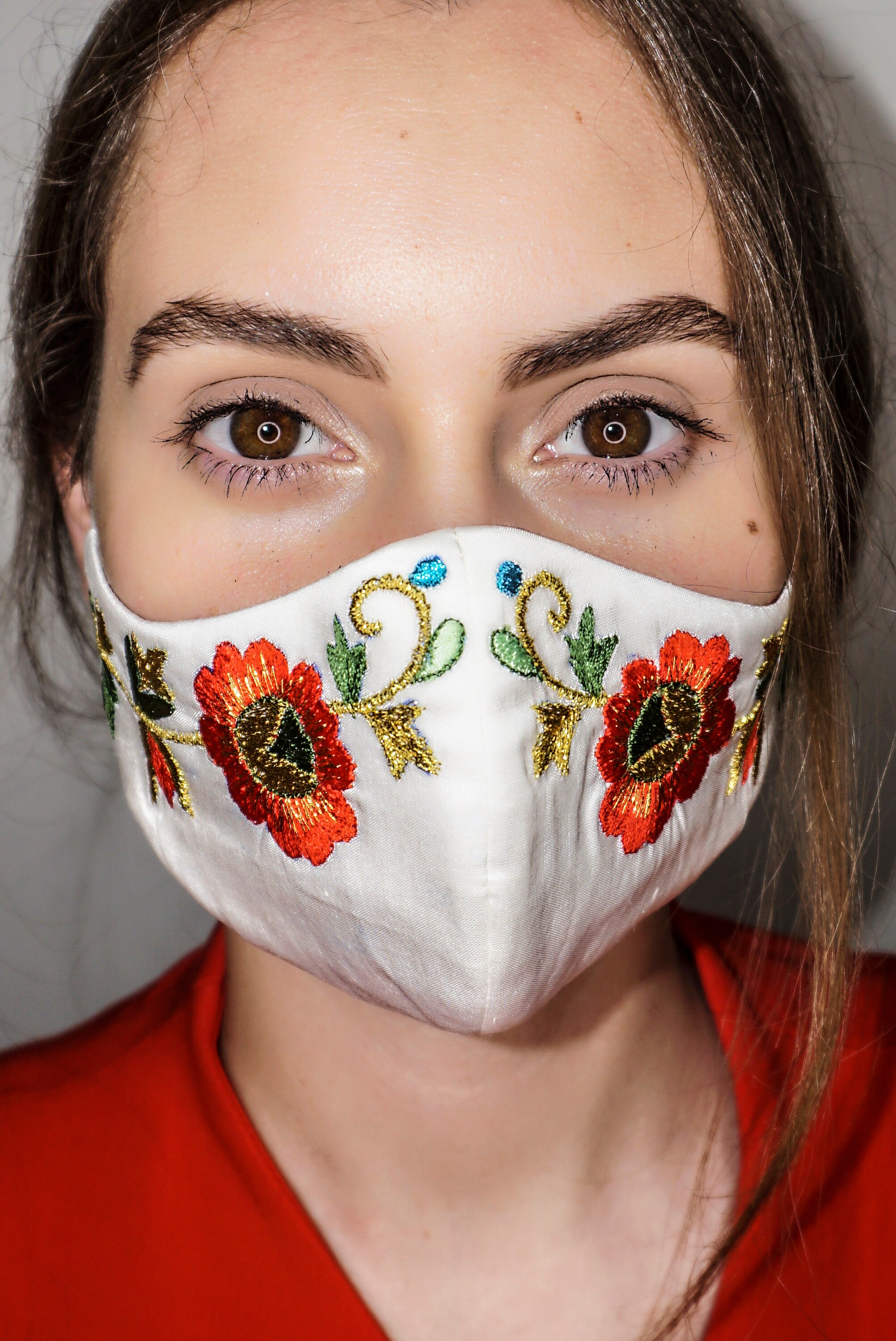 FACE MASK Embroidered Mask Designer Mask Protection Mask Etsy