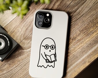 Ghost Reading Book - Halloween  - Tough Phone Cases, Case-Mate (various iPhone sizes)