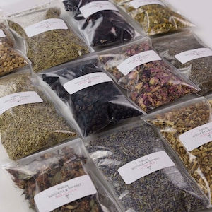 Herb Witch Starter Kit - 12 bags (choose your herbs) Witchery, Wicca beginner assorted herb kit, basics, sampler, witchcraft supplies