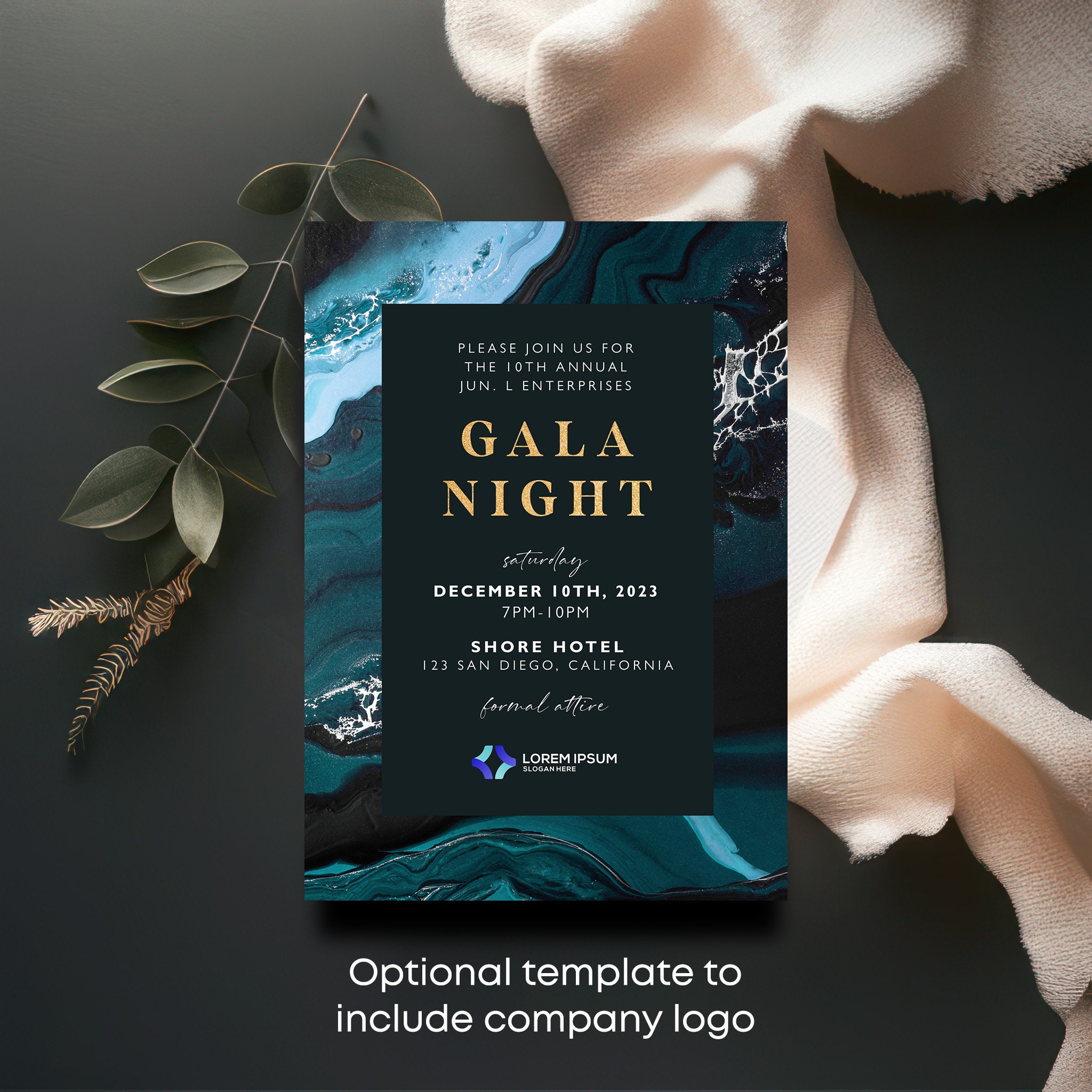 Editable Gala Party Invitation Gala Fundraiser Banquet - Etsy