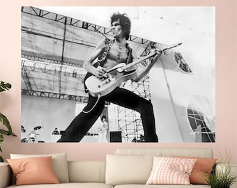 Keith Richards, Music Singer Canvas Poster Wall Art Decor Home Decor Frameless