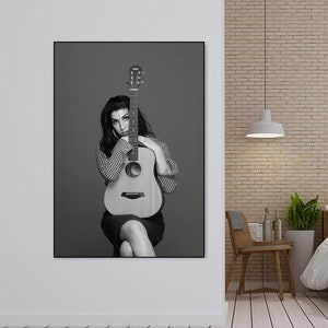 Amy Winehouse Poster Music Canvas Poster Wall Art Decor Home Decor Frameless