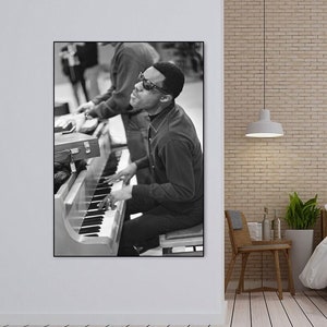 Stevie Wonder  Poster Music Canvas Poster Wall Art Decor Home Decor Frameless