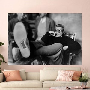 James Dean, Music Singer Canvas Poster Wall Art Decor Home Decor Frameless