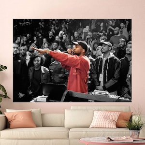 kanye West, Music Singer Canvas Poster Wall Art Decor Home Decor Frameless