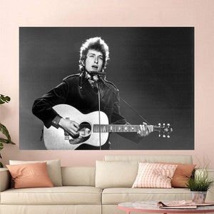 Bob Dylan, Music Singer Canvas Poster Wall Art Decor Home Decor Frameless