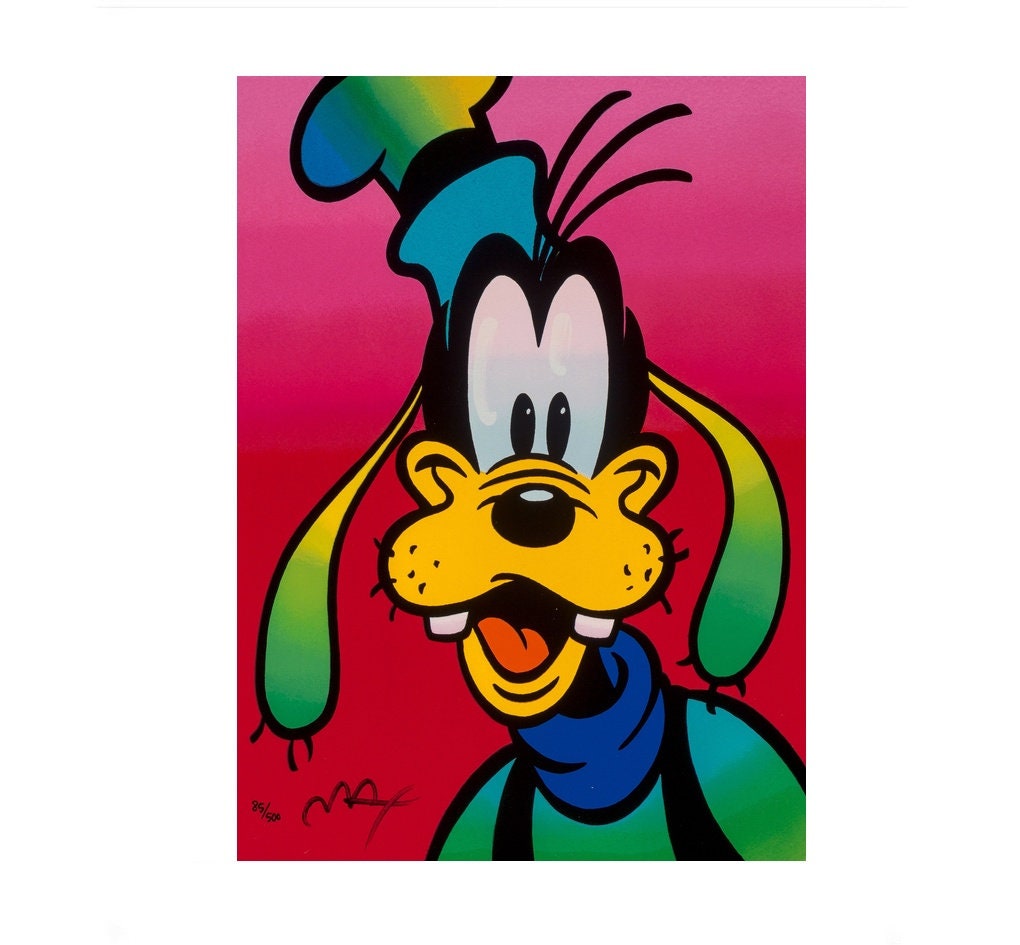 Canvas Art'Goofy'Peter MaxHome Decor Wall Decor Etsy