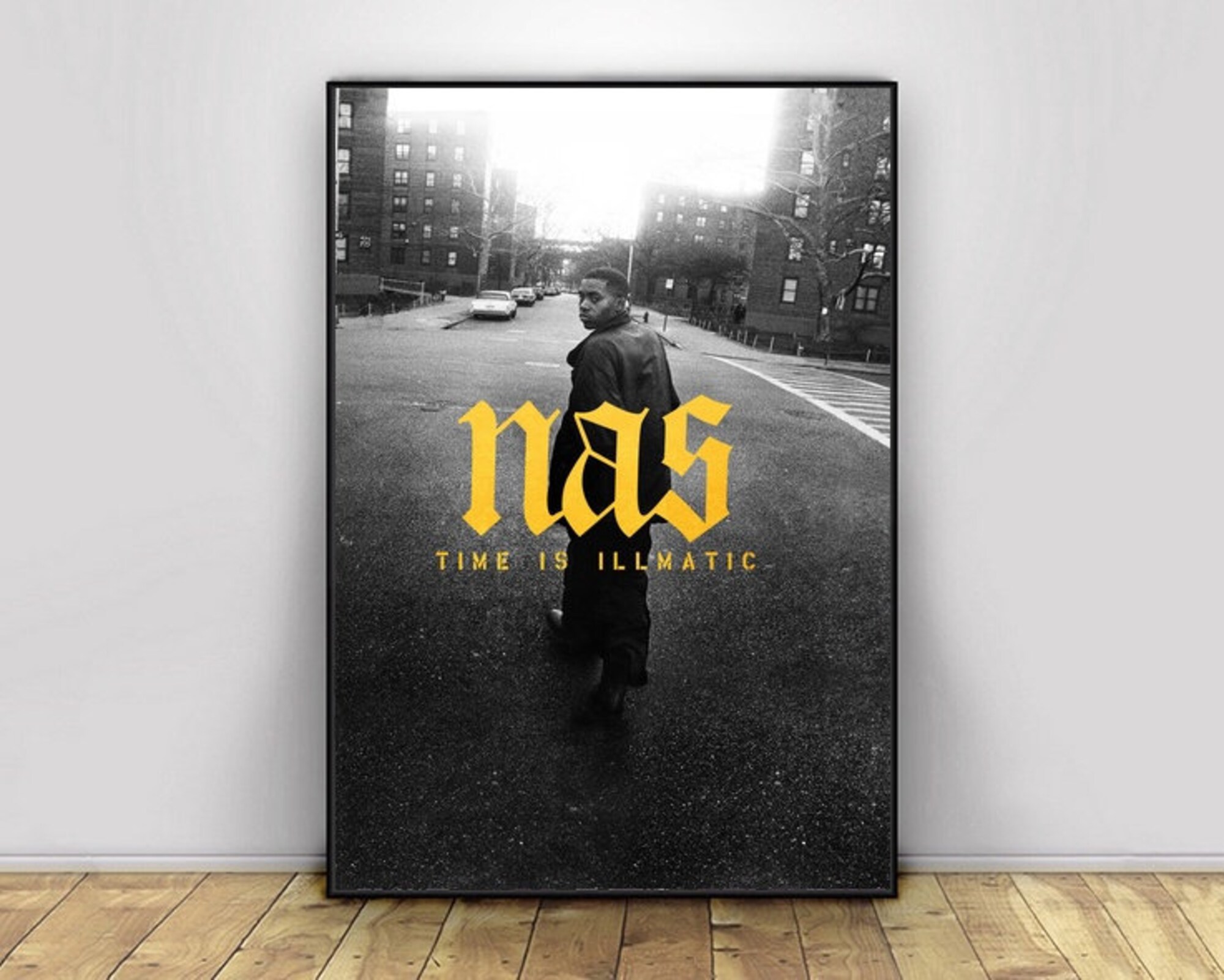 Nas Time Is Illmatic, Nas Music Singer Canvas Poster Wall Art Decor Home Decor