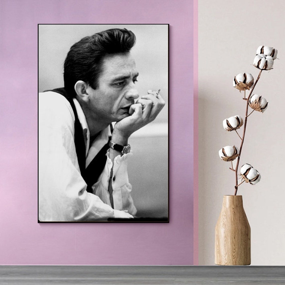 Johnny Cash Music Singer Canvas Poster Wall Art Decor Home - Etsy