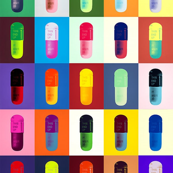 Abstracte aquarelkunst, canvas schilderij woondecoratie