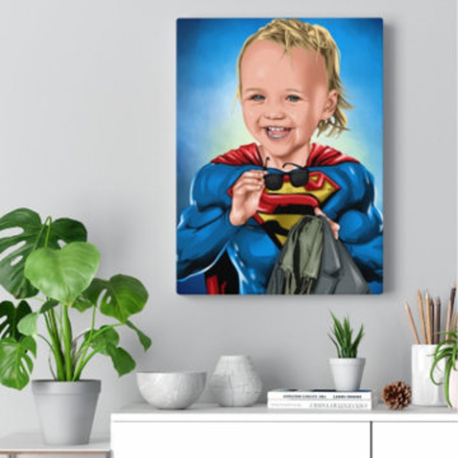 Turn Your Photo Into SUPERHERO on Canva 30x24 Etsy