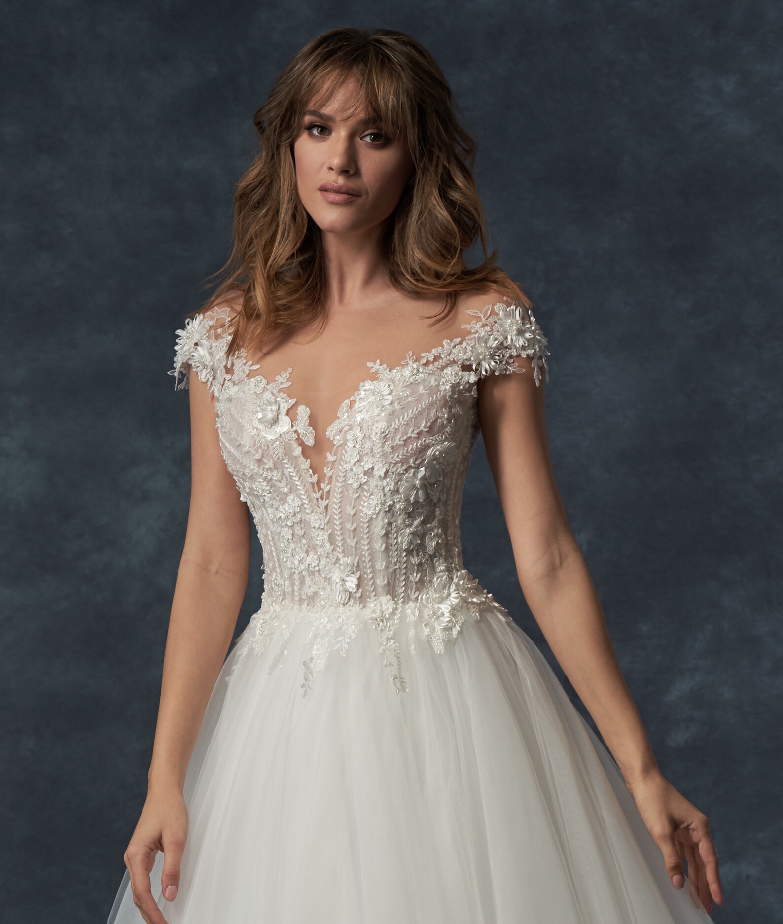 Open back wedding dress.Wedding dress with sleeves and Etsy