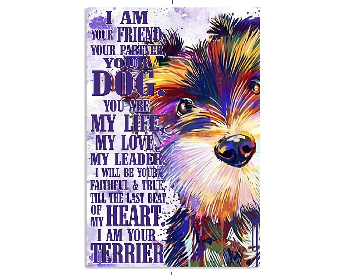 I Am Your Friend Poster Canvas Wall Art Vertical Painting Etsy