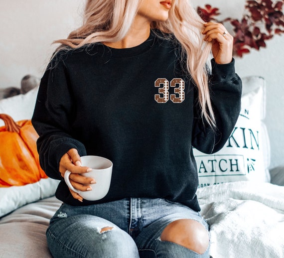 Custom Football Sweatshirts Embroidered Football Crewnecks