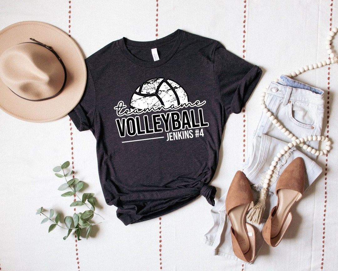 Personalized Volleyball Shirt Team Volleyball Teams Custom Etsy