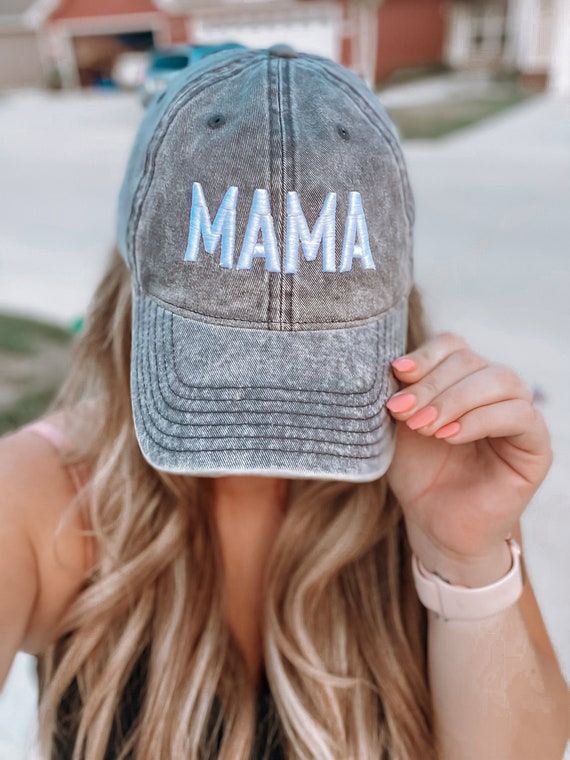 Mama Hat Mom Embroidered Hat New Mom 