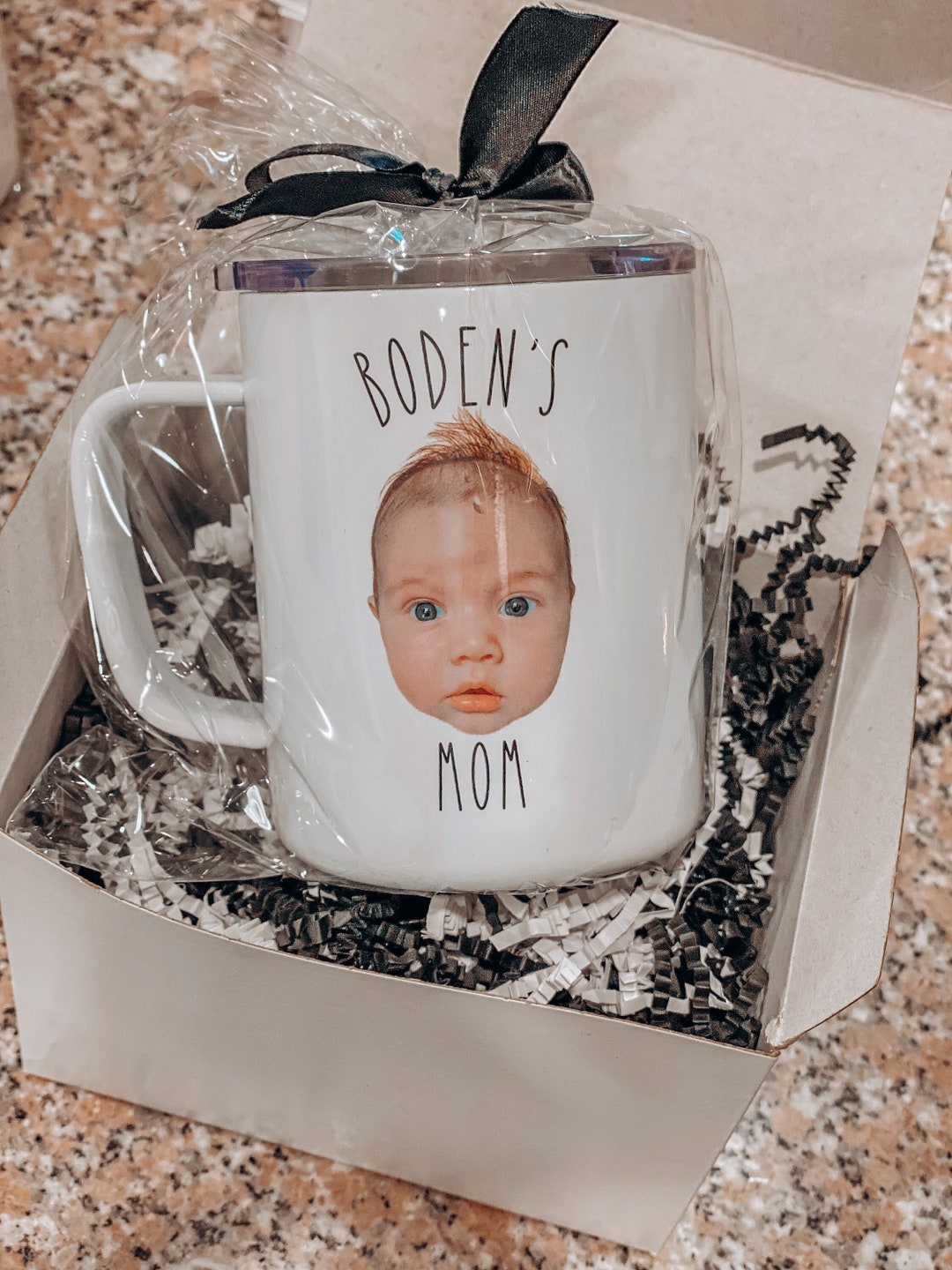 Personalized Photo Commuter Travel Mug - My Favorite Faces