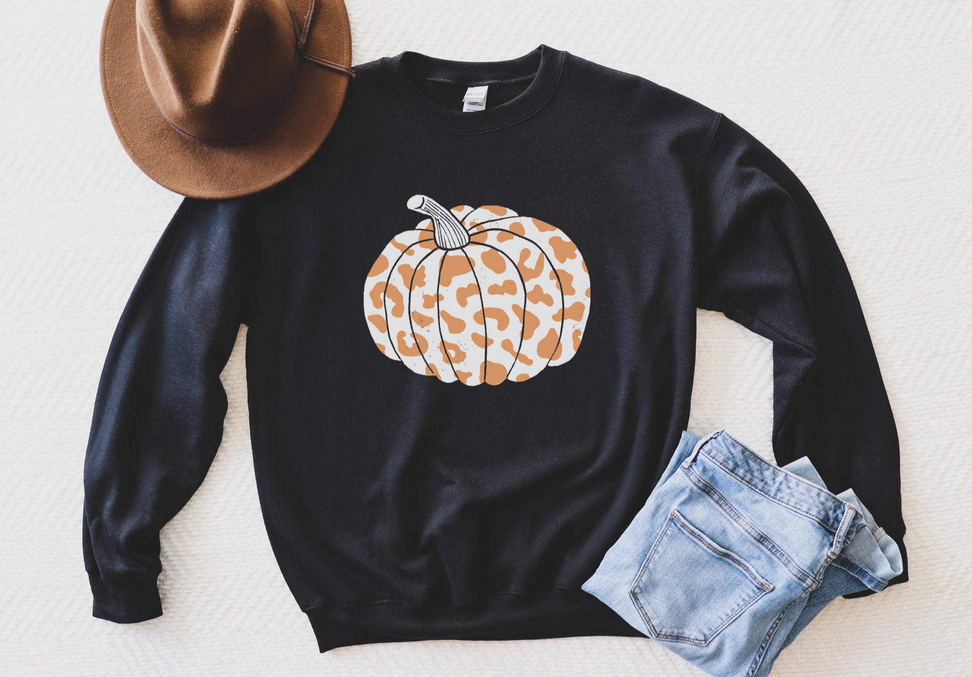 Cheetah Pumpkin Shirt Cheetah Pumpkin Sweatshirt Leopard | Etsy