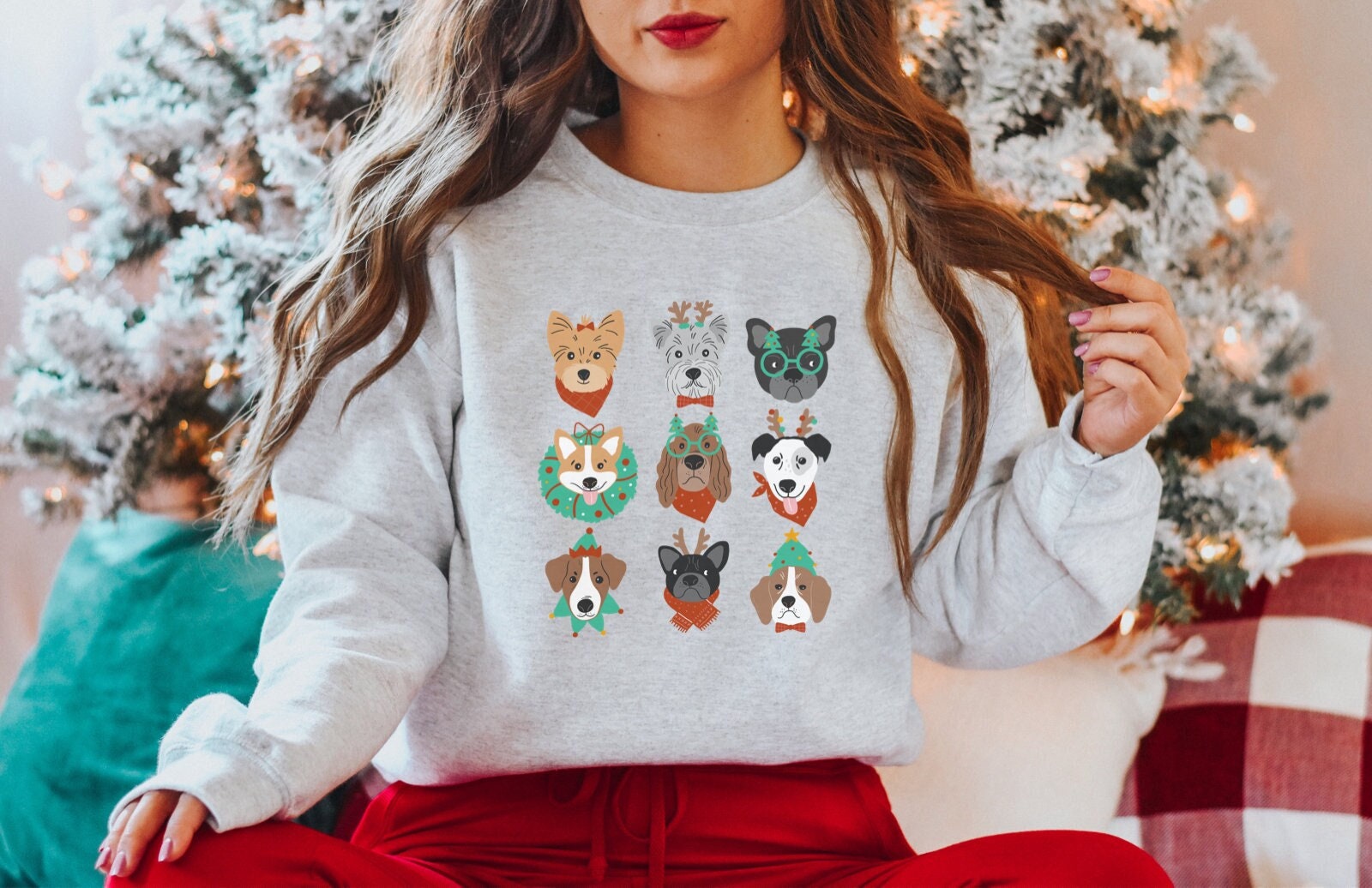 Discover Christmas Dog Sweatshirt