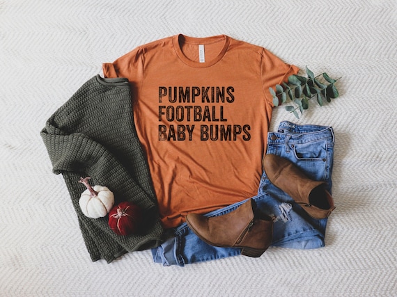 Pumpkin Football Baby Bumps Shirt Fall Maternity Shirt Fall