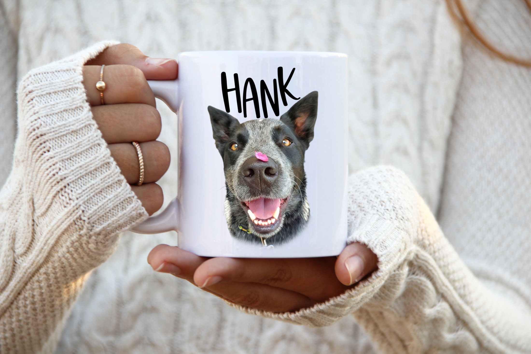 Personalized Dog Mug Dog Face Mug Gift for Dog Owner Dog Etsy