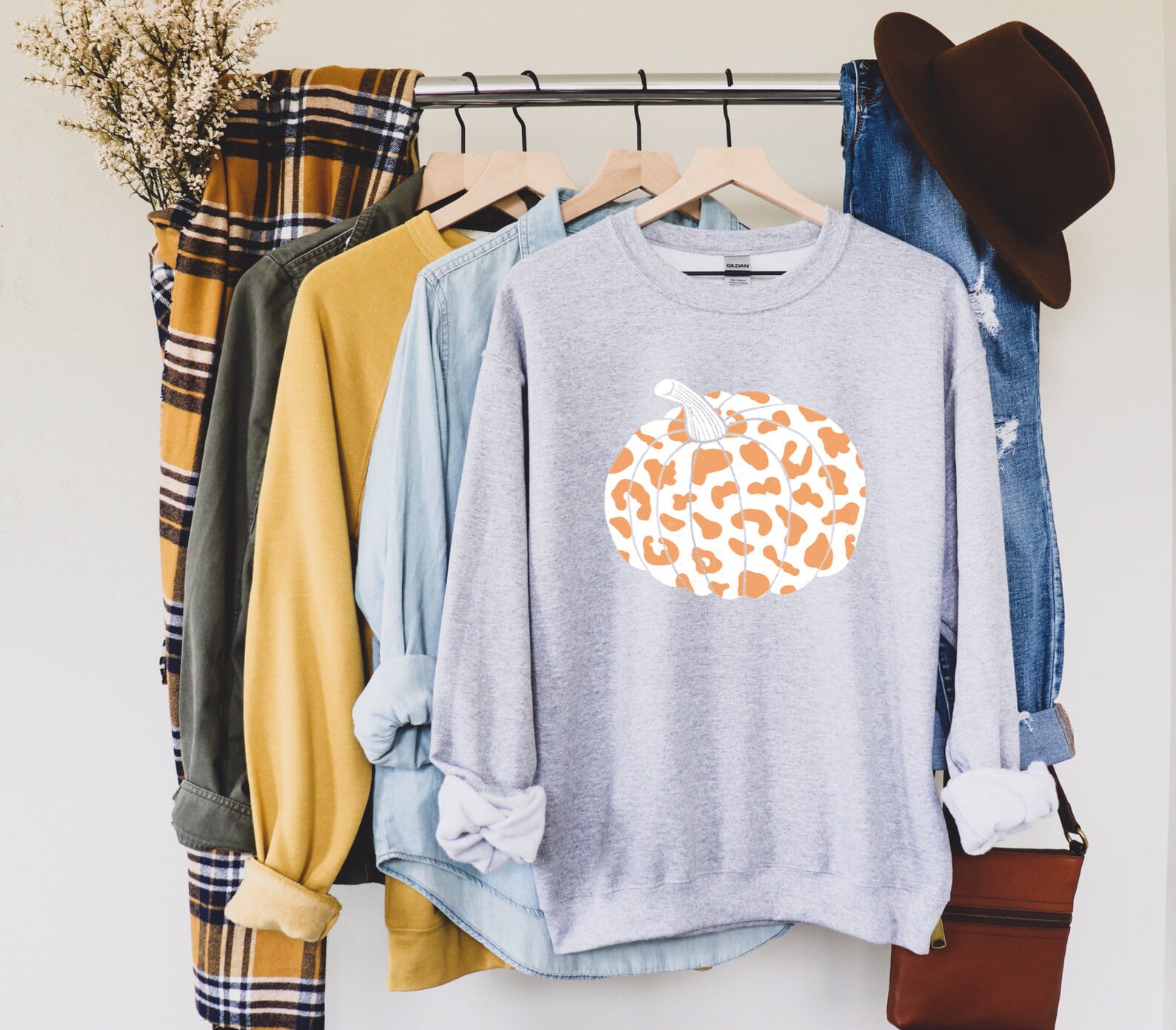 Cheetah Pumpkin Shirt Cheetah Pumpkin Sweatshirt Leopard | Etsy