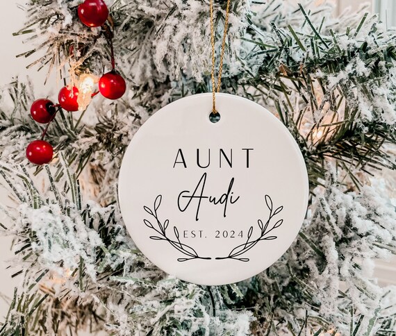 Aunt ornament store christmas