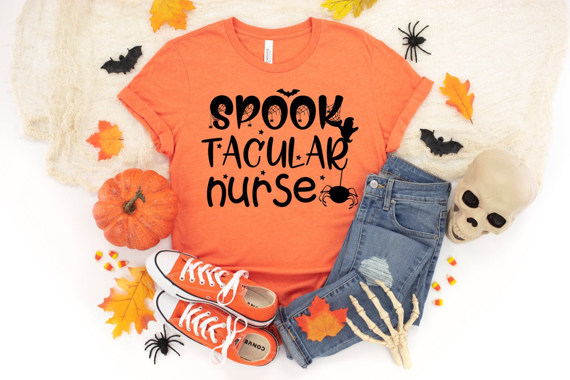 Spooktacular Nurse Nurse Halloween Shirt CNA Halloween - Etsy UK