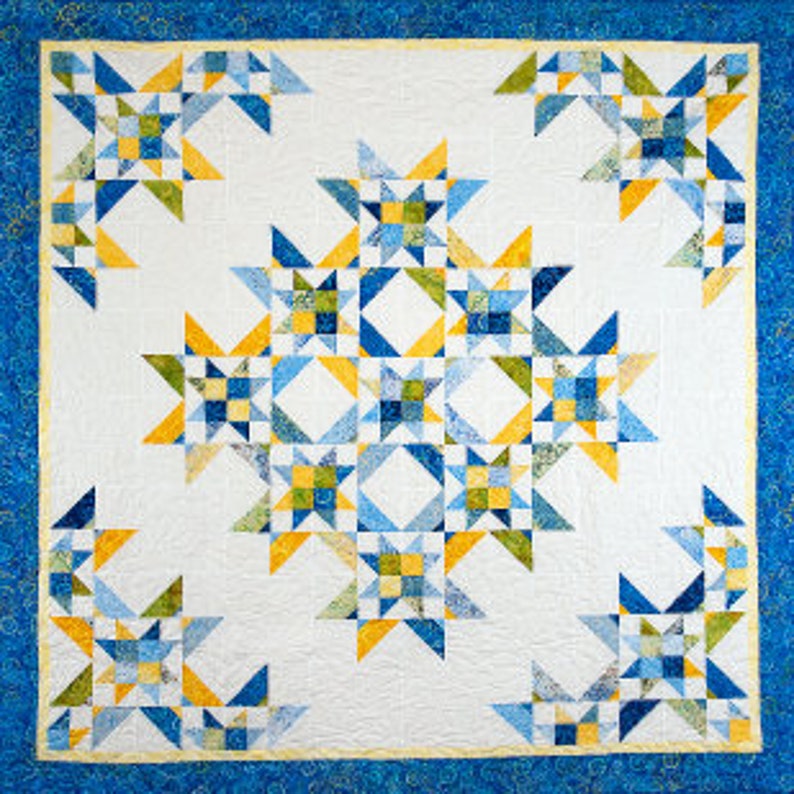 Nine Sisters Quilt Pattern Etsy