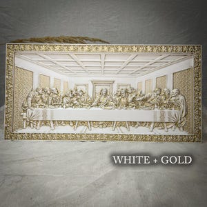Carved last supper made of natural wood in light colors, wood wall art, lords supper, catholic wall art, wall decor