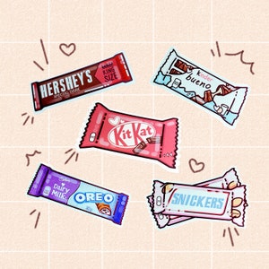 Candy Bar Serie Set von 5