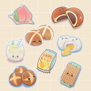 Kawaii Food Laptop Vinyl Sticker