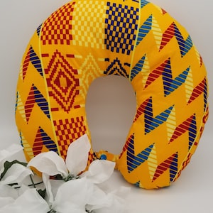 Traveling Pillow| Travel Pillow African Print Travel Neck Pillow Deluxe Removable Travel Neck Pillow Case