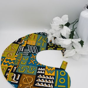 Traveling Pillow| Removable Travel Neck Pillow Case| African Print Travel Neck Pillow |Travel Pillow Case