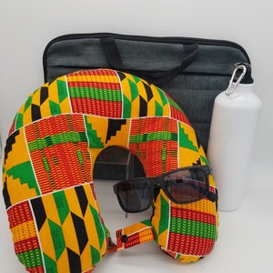 Traveling Pillow| African Print Pillow Covers| Pillow Deluxe Removable Travel Neck Pillow Case