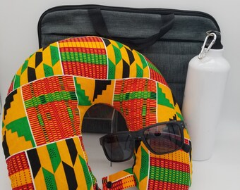 Traveling Pillow| African Print Pillow Covers| Pillow Deluxe Removable Travel Neck Pillow Case