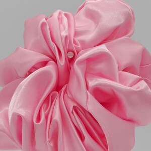Pastel XXL Scrunchies For Locs, XL Scruchies For Thick Hair, Poly Satin Scrunchies, Stocking Stuffers