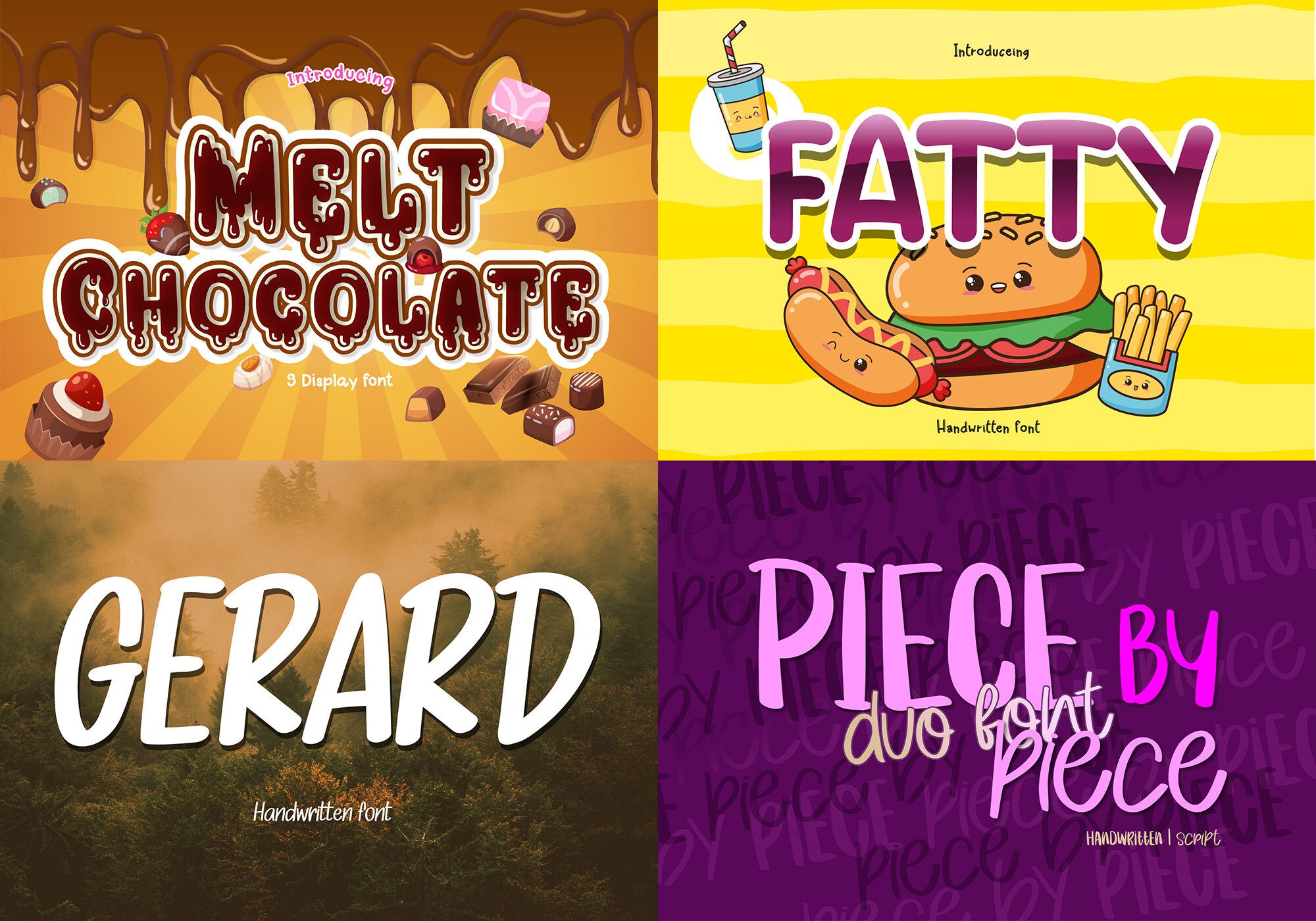 40 Procreate Fonts Bundle 95 off Free 6 Fonts Procreate Etsy