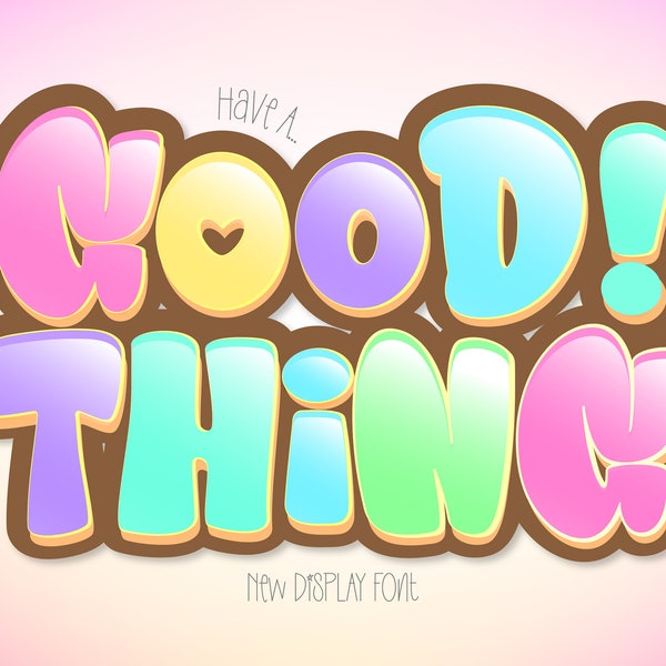 Thing Font - Etsy