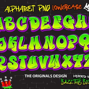 Sideways Numbers Sideways Green Purple Color Alphabet Letters & Numbers PNG File ...
