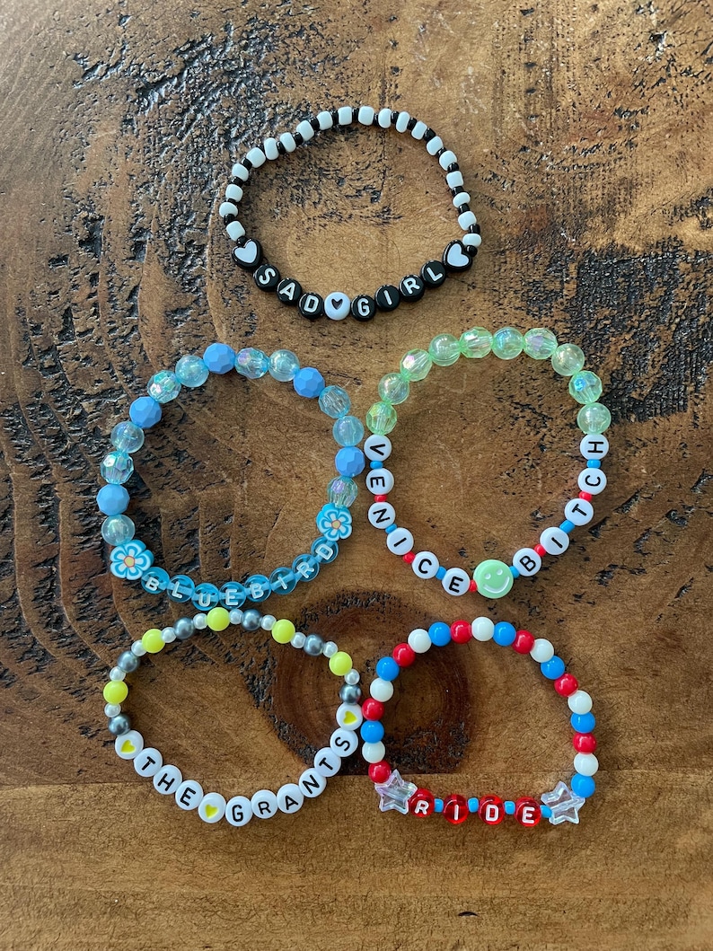 Lana Del Rey | CUSTOM MADE Friendship Concert Bracelets | video games | cinnamon girl | say yes to heaven | summertime sadness | cherry image 2