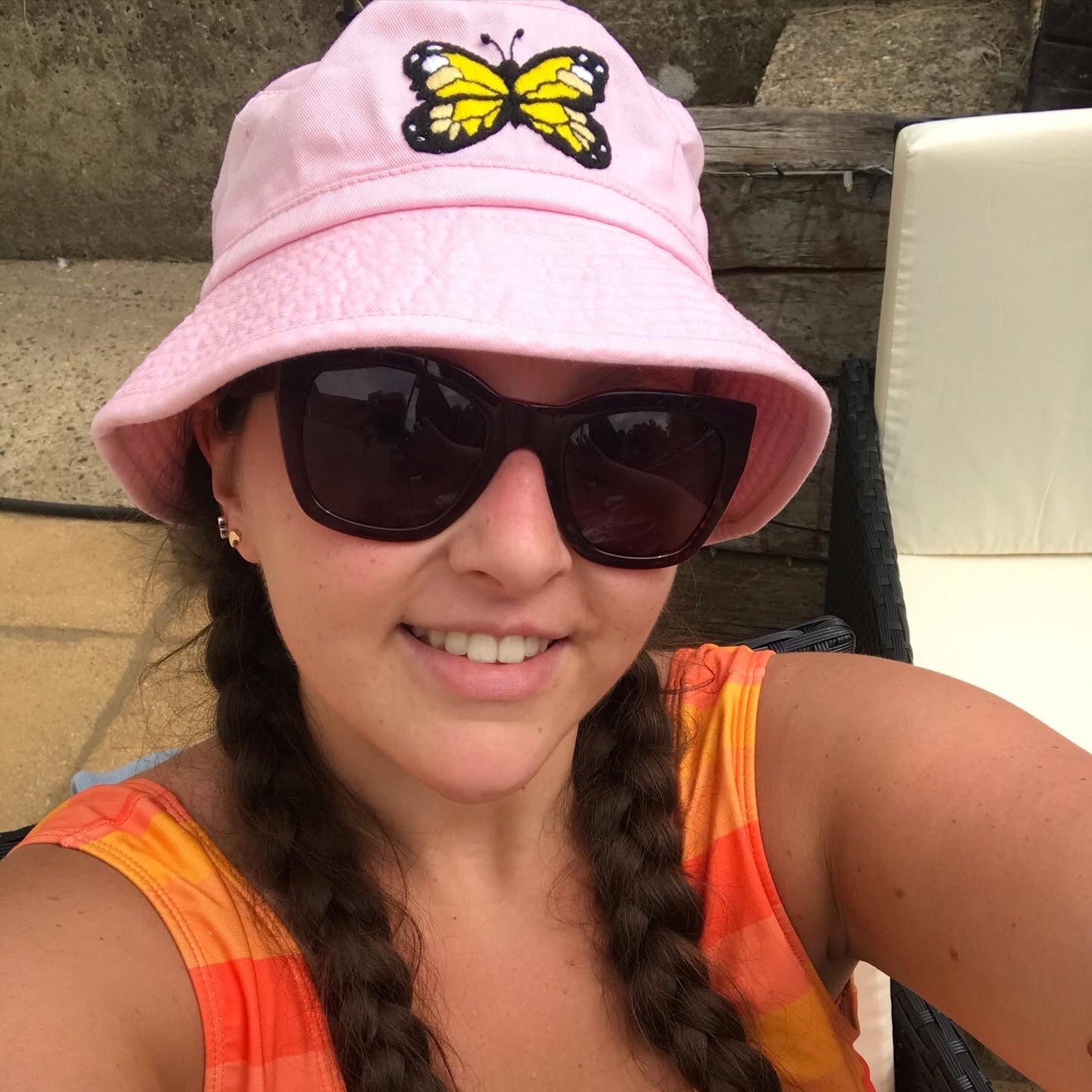 Embroidered Butterfly Bucket Hat // Custom Made // Y2K 90s 00s Etsy