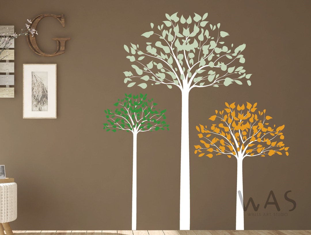 Tree Wall Decor , Kids Room Wall Decal, Girls Room Wall Decal, Nursery ...