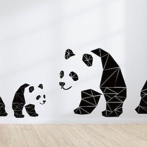 Vinilo infantil Juego de pandas Vinilos de pared Decoración Dormitorio  Cuarto Habitación Niños Bebes Osos Rama -  México