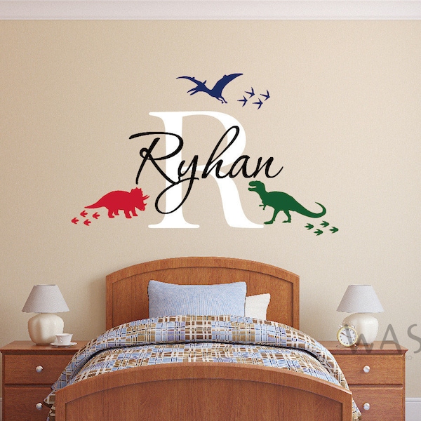 Dinosaur Wall Decal Etsy