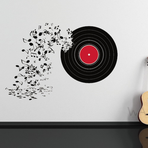 Music Wall Decal Music Notes Wall Decor Musician Wall Sticker