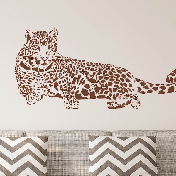 Leopard Wall Decal Etsy