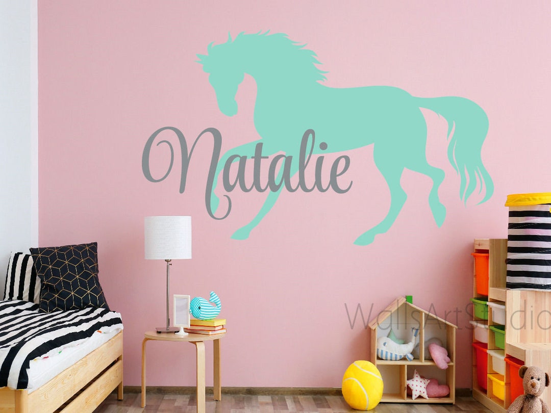 Personalized Custom Girls Name Vinyl Nursery Wall Decal 1103 by Etsy