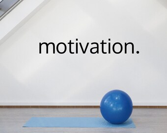 Calcomanía de pared de gimnasio de motivación, pegatina de pared de entrenamiento, decoración de pared de estudio de entrenamiento, pegatina de pared de citas deportivas, pegatina de entrenamiento en casa, arte de pared de gimnasio