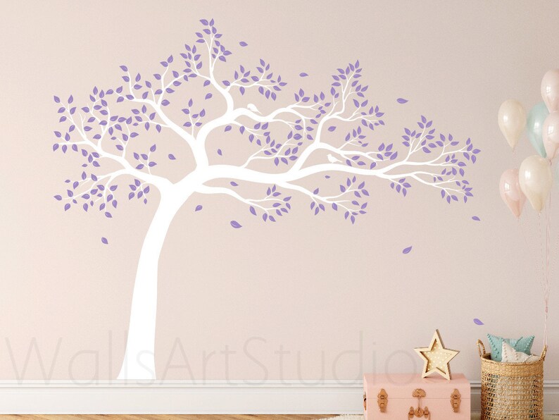 Large Tree Wall Decal , Kids Room Wall Decal, Girls Room Wall Decal ...